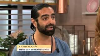 Navid Modiri fick spela golf med Jimmie Åkesson för 47000 kronor - Nyhetsmorgon (TV4)