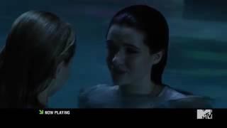 Amy & Karma's Pool Kiss