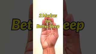 2 Mudras for Better Sleep #mudra #yogaforbeginners #yoga
