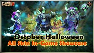 Clash of Clans Halloween All Hero Skin In-Game Showcase | @ClashWithAG52