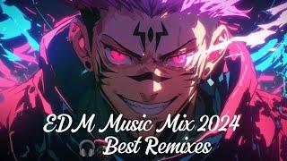 EDM Music Mix 2024  Best Remixes | Bass Boosted & Party Hit |EDM Playlist for Dancing & Working Out