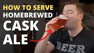 How to SERVE YOUR OWN REAL CASK ALE at HOME!! (With Kegs!)