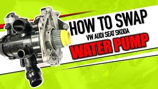 How To Replace TSI TFSI Water Pump VW Audi EA888 Gen 3