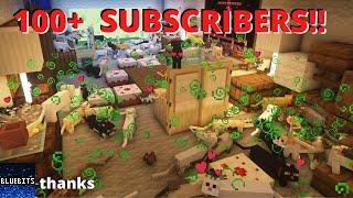 Minecraft - BlueBits - 100+ Subscribers - Thank you video!