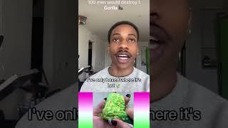 1 gorilla vs 100 men