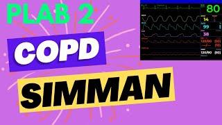 COPD Simman | PLAB 2 Simman| Simman PLAB 2 | COPD | Simman with Breathing Difficulty|