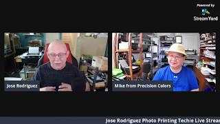 Jose Rodriguez Photo Printing Techie Sunday Live Stream 4PM EST USA