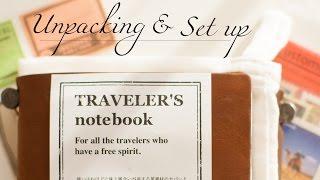 Camel Traveler`s Notebook unpacking. Okeana`s 8th video