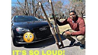 AUDI B8 S4 CUSTOM EXHAUST (STRAIGHT PIPE)