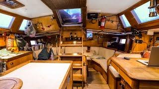 INTERIOR TOUR of our WINTER (Alaska) Live-aboard Boat!