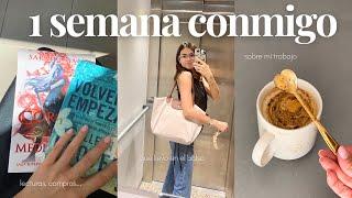 UNA SEMANA CONMIGO  | Sobre mi trabajo, Qué llevo en mi bolso, Lecturas, Compras, Rutina de mañana