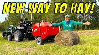 It's Possible to Bale Hay With Small Equipment | IBEX TX31 Mini Baler