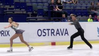 2016 ISU Junior Grand Prix - Ostrava - Pairs Free Skate Lindsay WEINSTEIN / Jacob SIMON USA