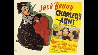 Jack Benny, Kay Francis & Anne Baxter in Archie Mayo's "Charley's Aunt" (1941)