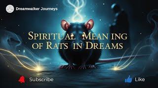 Spiritual Meaning of Rats in Dreams: Hidden Warnings & Symbolism Explained