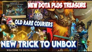 The New Dota Plus Sets Are Secretly Awesome -  Unboxing Trick to Open Old Rare Couriers