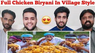 Pakistani Reaction On FULL CHICKEN BIRYANI  Whole Chicken Biryani Cooking