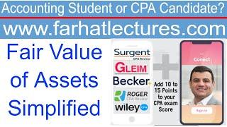 Fair Value Explained CPA Exam