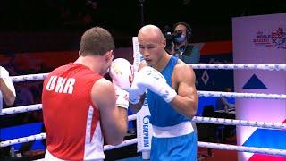 Day 3 (86kg) HORSKOV Serhii (UKR) vs ADYLBEK Erkin (KGZ) | AIBA WCHs 2021