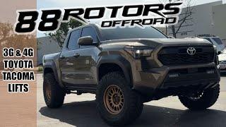 2025 TOYOTA TACOMA TRD OFFROAD & 2023 TRD PRO KING & FOX SUSPENSION LIFTS