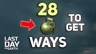 ALL WAYS TO GET GRENADES EASILY - Last Day on Earth: Survival