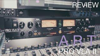 ART Pro VLA II - Analog Tube Compressor | Review with Sound Samples