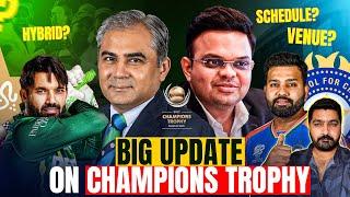 ICC Champions Trophy 2025 Meeting Update | PCB vs BCCI | Mohsin Naqvi | Jay Shah | Pakistan | India