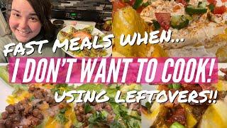 FAST Meals w/ LEFTOVERS Shelf cooking/USE IT UP!