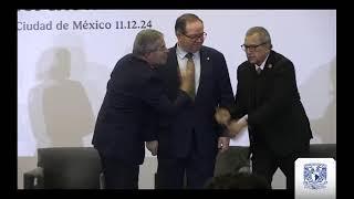 Ceremonia de Firma de Convenio de Colaboración Académica entre la UNAM y la SRE