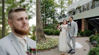 Groom Cries When He Sees His Bride For The First Time // Black Iris Estate Wedding Video