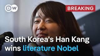 First South Korean to win literature Nobel bags prize for her 'intense poetic prose' | DW News