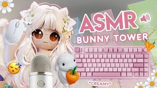  Roblox ASMR  Bunny Tower  but it's *CREAMY* Keyboard ASMR