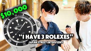 Asking what watches people are wearing in Tokyo, Nakano Broadway - Street Interviews