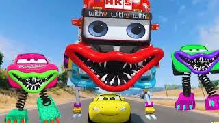 Escape from Lightning McQueen Car Eater Compilation 3,Coffin dance song cover.