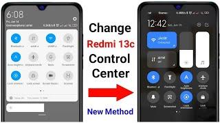 Redmi 13c Control Center Settings | Change Control Center On Redmi 13C | HyperOS and miui 14