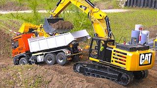 Mega RC Construction Site Fantastic Trucks Excavators Faszination Modellbau Friedrichshafen 2024