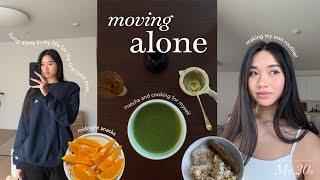 moving alone diaries  | marketplace finds, grocery shopping, making my own routine