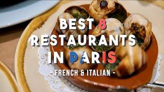 ENG) You won't regret! BEST French restaurants in Paris ㅣJ'SSO Best8 - French edition