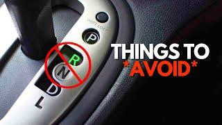 Things U Should Never Do In An Automatic Car | Car Hacks