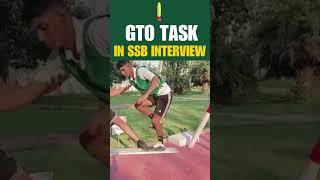 GTO TASK + SSB INTERVIEW PREPARATION | India's No.1 SSB Interview Coaching | GTO Training #SSB