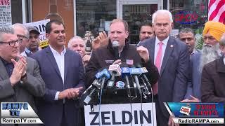 Council Member Holden Joins Congressman Lee Zeldin to speak on commercial business crimes in Glendal