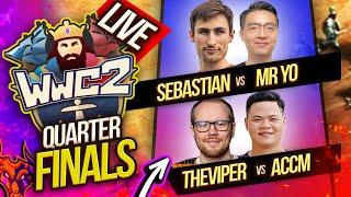 Sebastian vs Mr.YO and TheViper vs ACCM Wandering Warriors Cup 2 Quarterfinals #aoe2 (05-12-24)