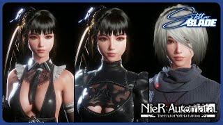 All NieR Automata DLC Outfits Showcase - Stellar Blade