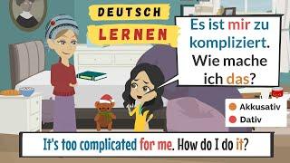 Deutsch lernen | German Dialoges for beginners | Deutsch A2 - Wortschatz und wichtige Sätze