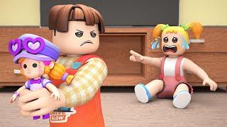 ROBLOX Brookhaven RP : Spoiled Bacon Hair Hates Little Sister | Roblox Knight
