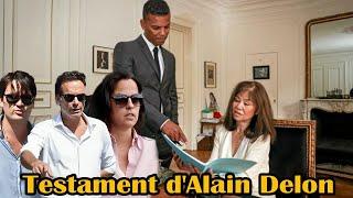  Les trois enfants d'Alain Delon ont été choqués après que l'avocat a révélé le partage des biens