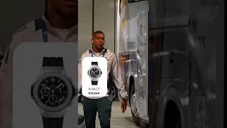 Mbappe with his diamond HUBLOT 