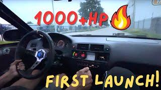 My first launch with my 1000hp civic AWD