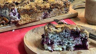 Caramelized Blackberry cake recipe/cooking by ghazaleh/trust this recipe & enjoy the fantastic tast