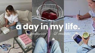 a productive (and realistic) day in my life as an artist & small business owner 